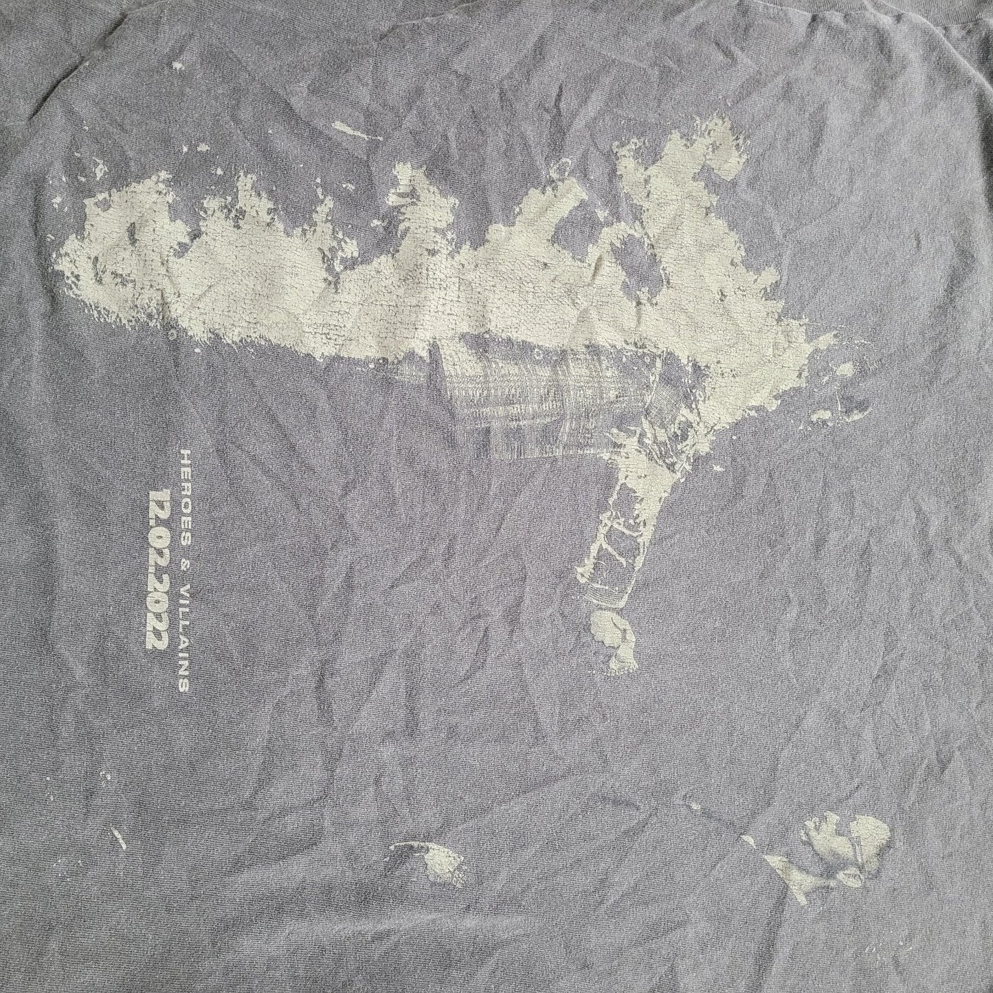 Metro Boomin 2022 Heroes & Villains Tour T-Shirt Men’s Medium Gray Rap Band Tee