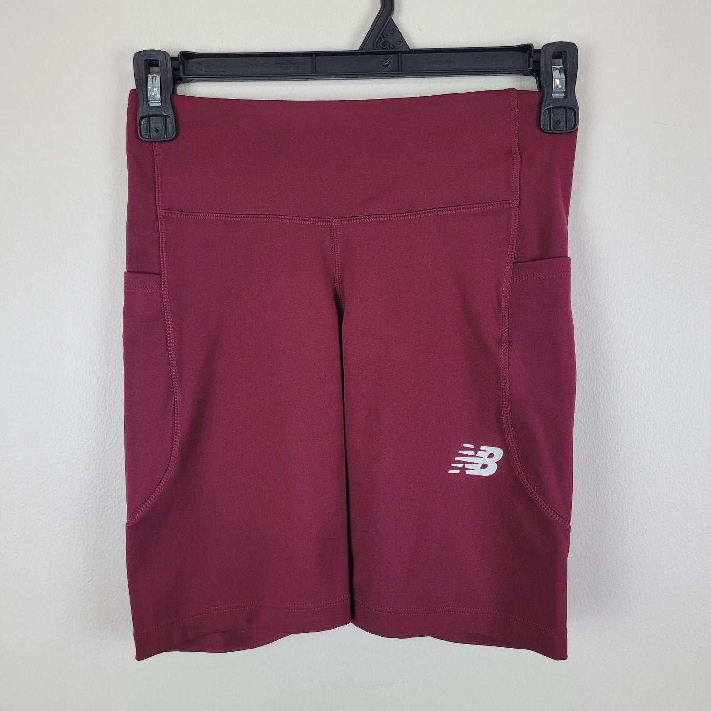 New Balance Womens XS Maroon NB Dry Performance Fitted Running Shorts