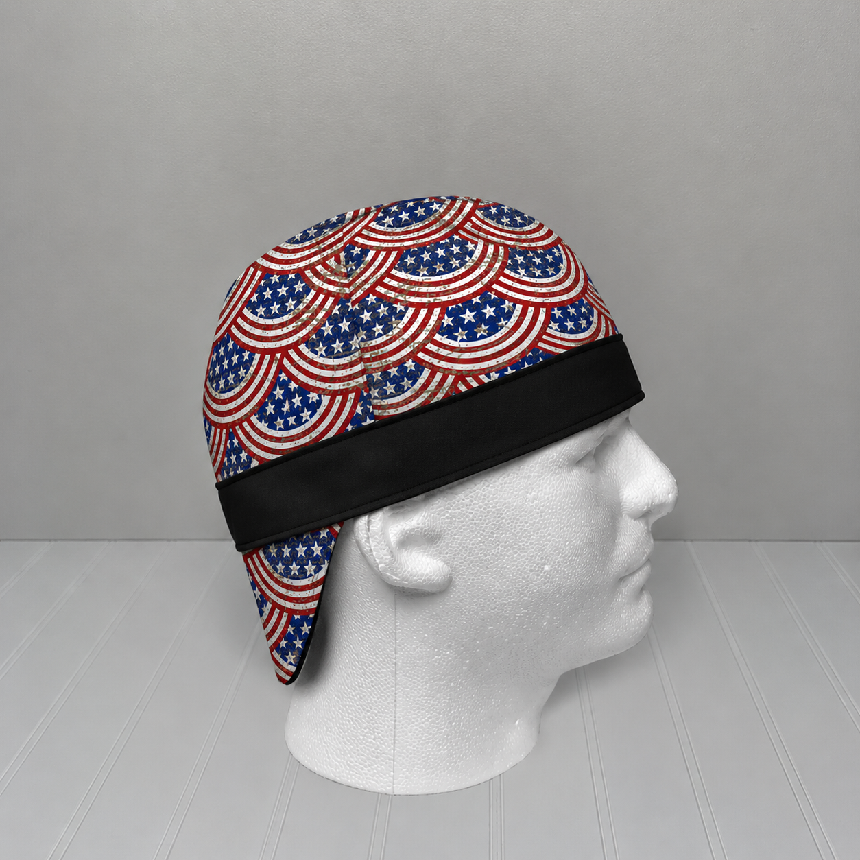 Patriotic Americana Camo Pre-Shrunk 100% Cotton Welding Cap