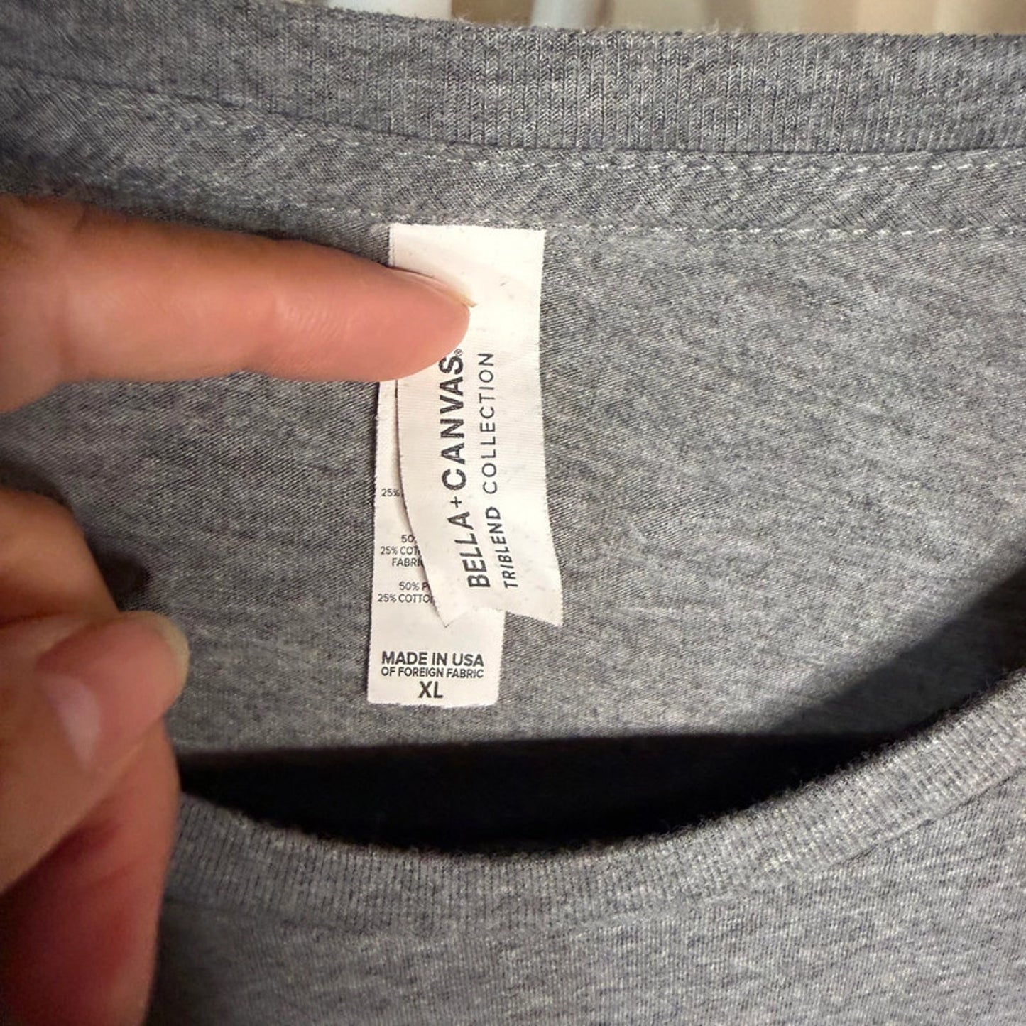 “Autophagy Cells Itself” Bella & Canvas XL Grey Graphic Short Sleeve T-Shirt