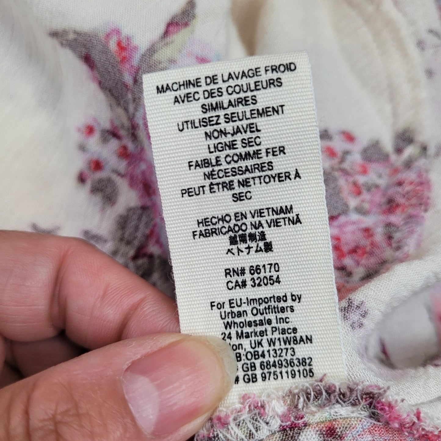 Free People Womens Medium Tree Swing Tunic Dress Boho Floral Cream Pink Hi Lo Fe