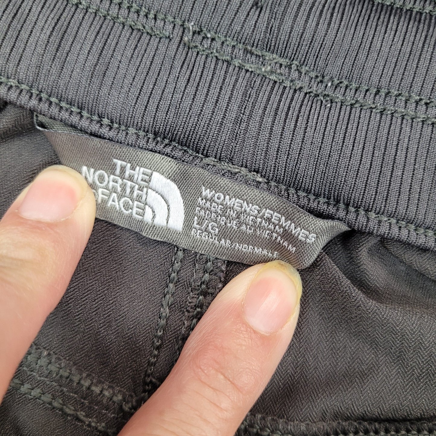 The North Face Womens XL Athletic Shorts Gray Running Gym Fitness Hiking