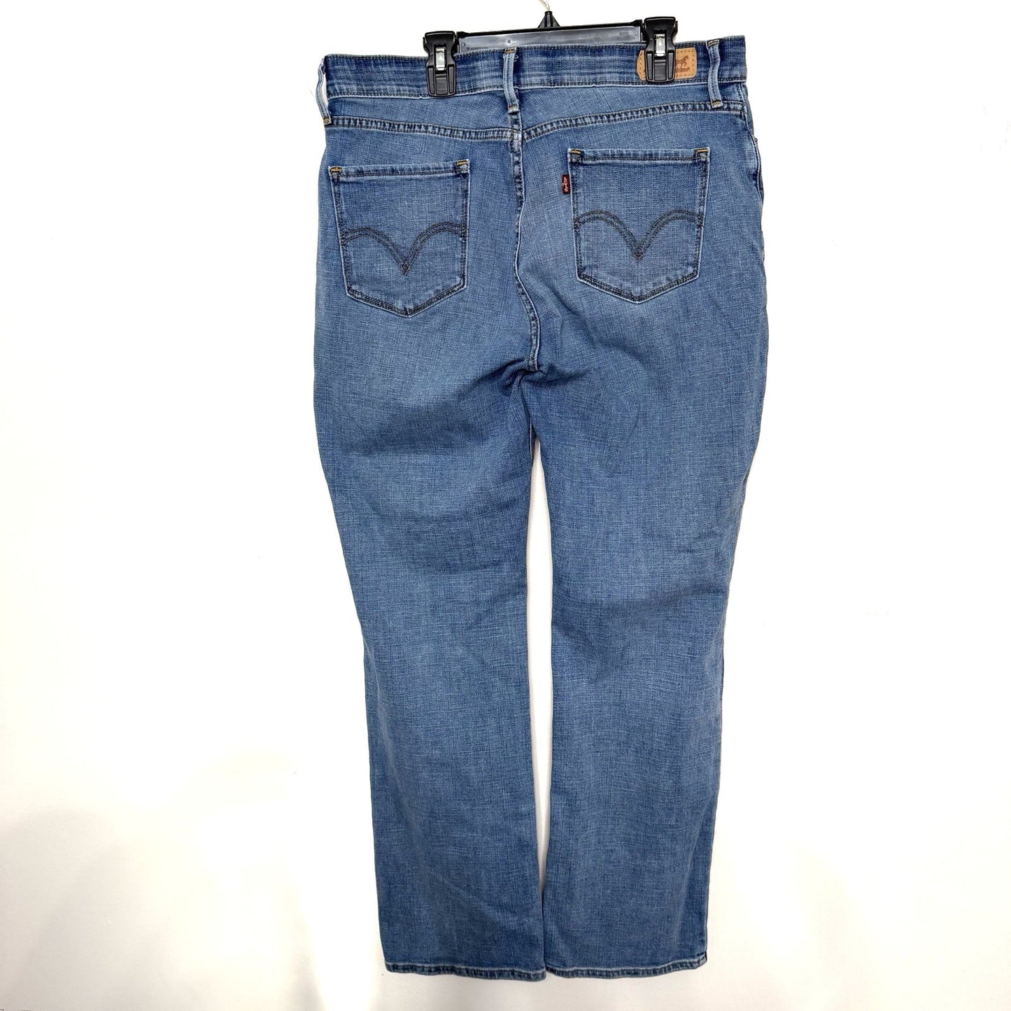 Levi’s Womens Size 12 525 Perfect Waist Straight Leg Jeans Blue Denim 31x30