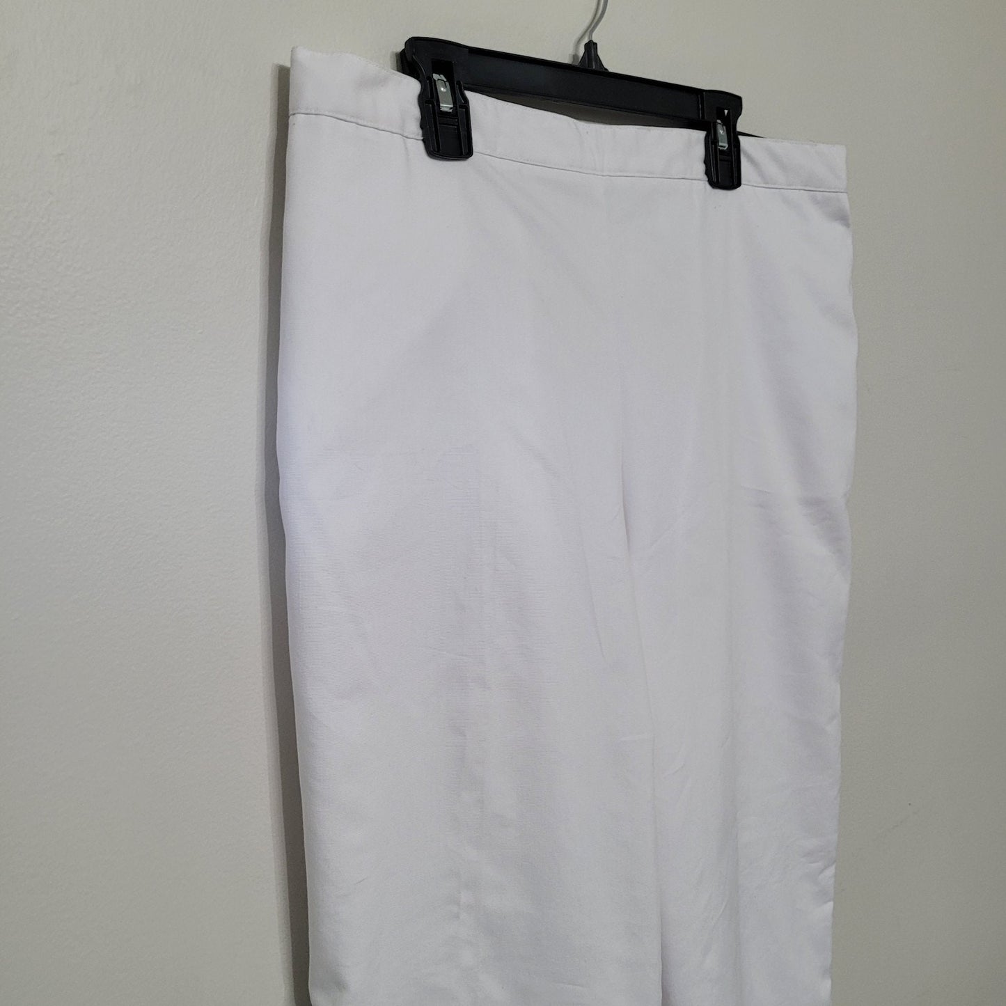 Alfred Dunner Women’s White Dress Pants Size 14 Classic Fit Comfort Waist NWT