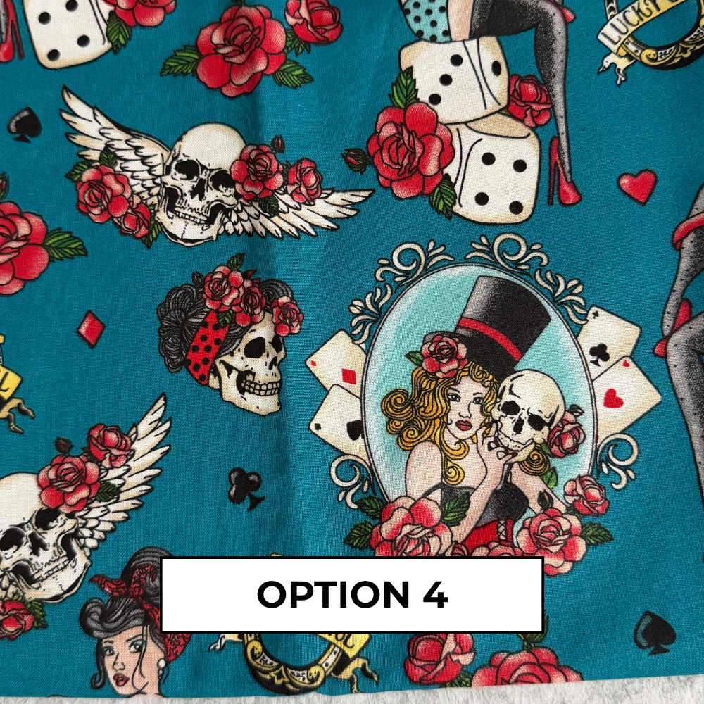 Edgy, Flames & Skulls Pre-Shrunk 100% Cotton Welding Cap