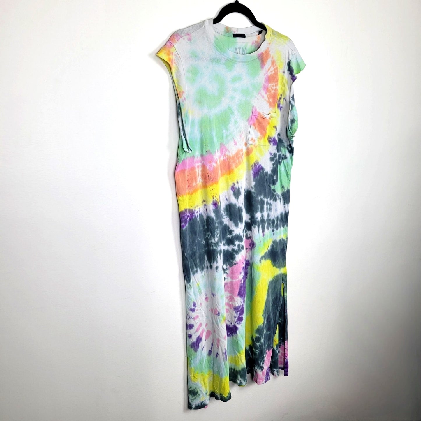 ATM Anthony Thomas Melillo Women’s M Tie Dye Sleeveless Maxi Dress GUC/Fair