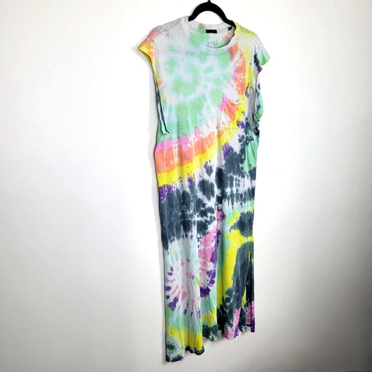 ATM Anthony Thomas Melillo Women’s M Tie Dye Sleeveless Maxi Dress GUC/Fair