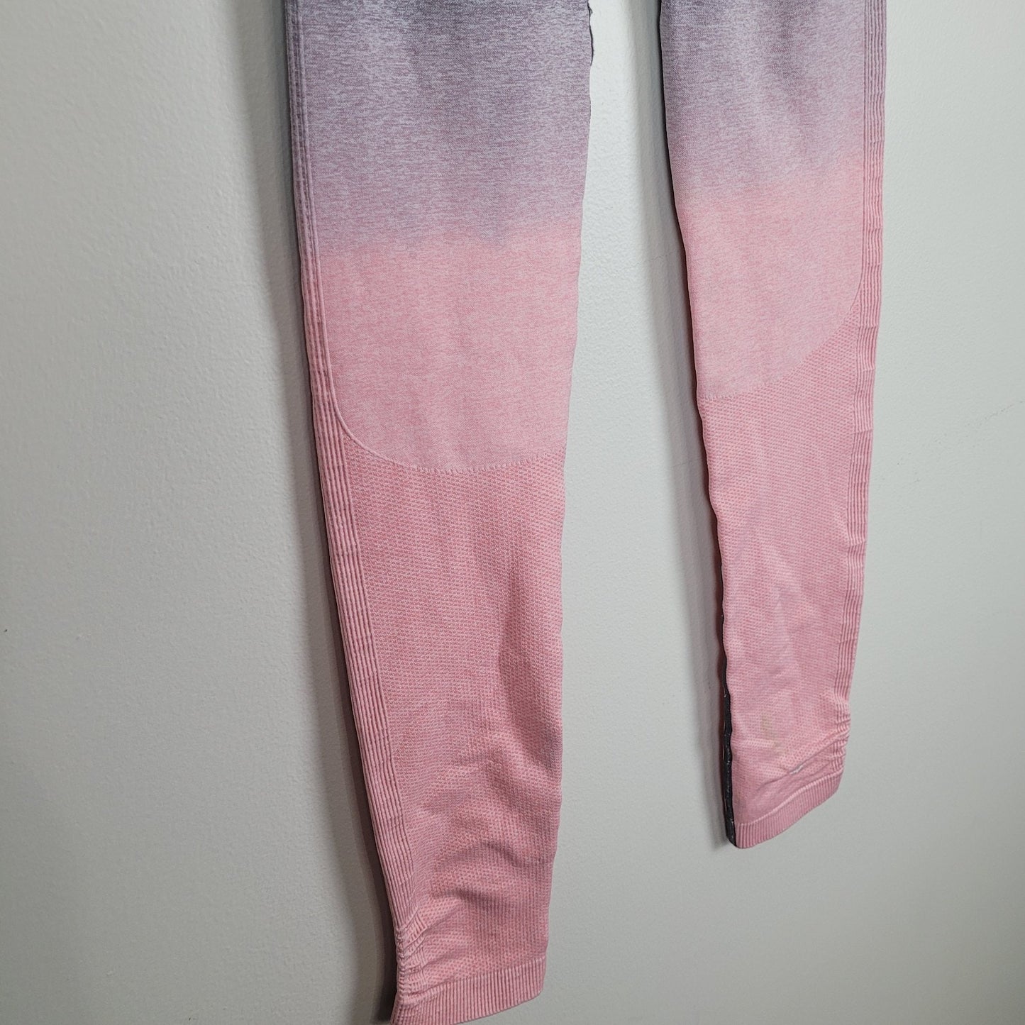 Gymshark Adapt Seamless Ombre Leggings Women’s Pink Gray No Size Tag Fits S/M