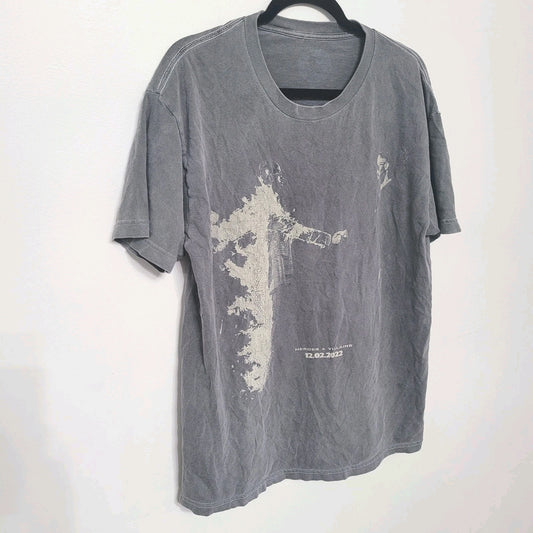 Metro Boomin 2022 Heroes & Villains Tour T-Shirt Men’s Medium Gray Rap Band Tee