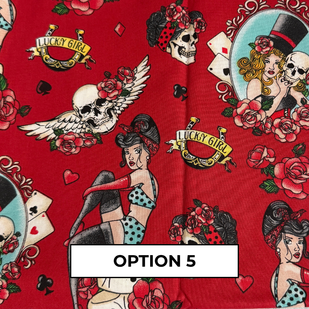 Edgy, Flames & Skulls Pre-Shrunk 100% Cotton Welding Cap