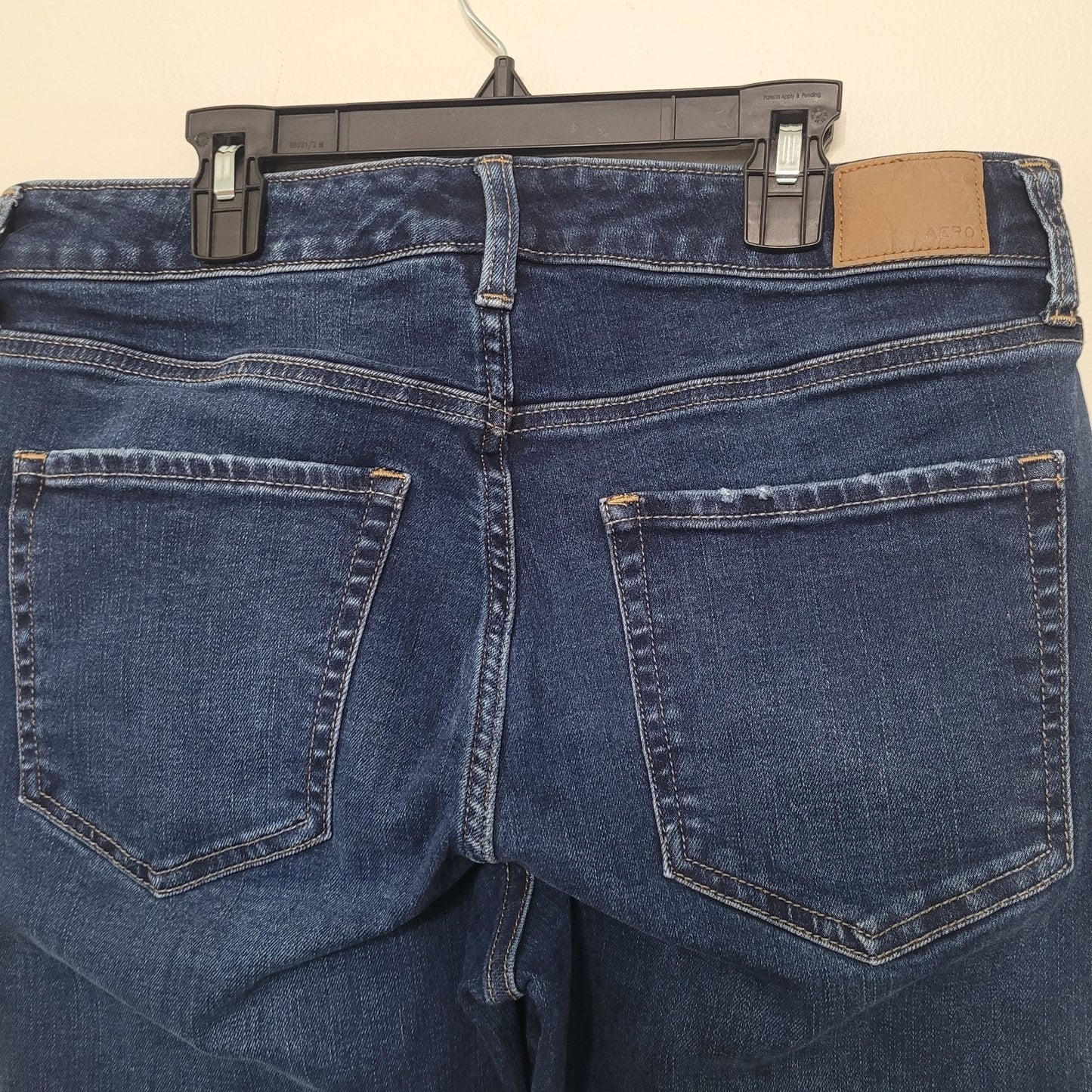 Aeropostale Women’s 10 Short Jeans Mid Rise Curvy Dark Wash Bootcut