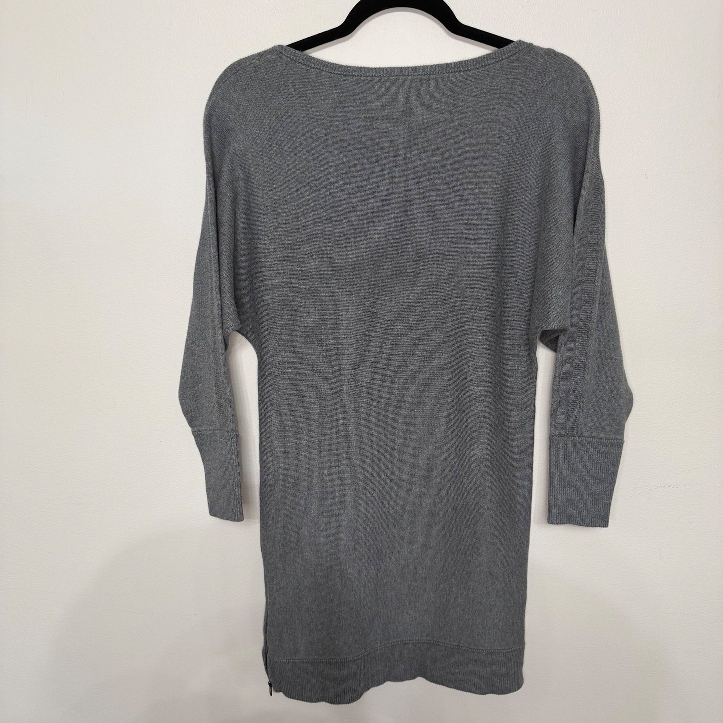 Banana Republic Gray Medium Sweater Mini Dress Retro Y2K Casual