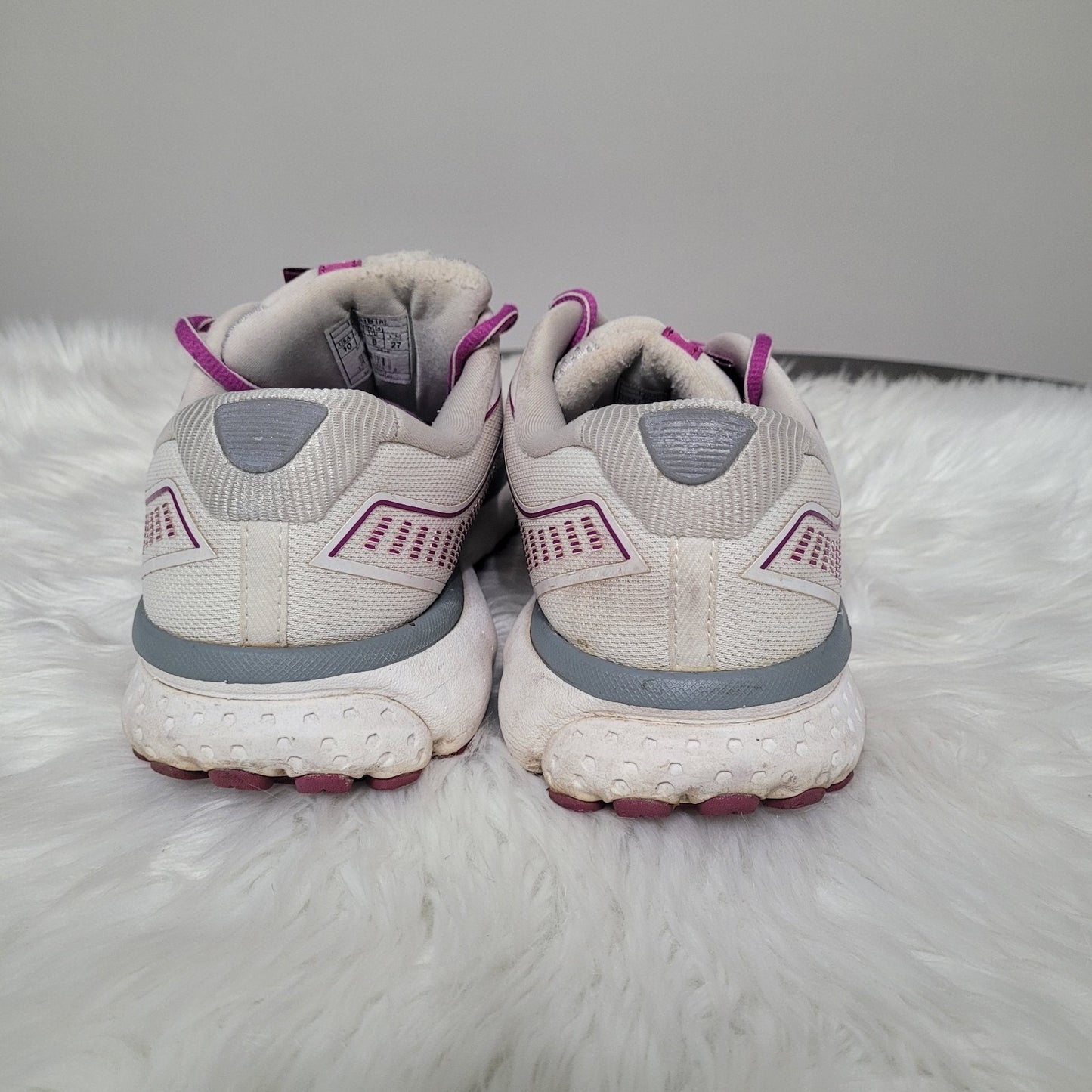 Brooks Ghost 12 Women’s 10 Running Shoes Gray Purple 1203051B186 Sneakers