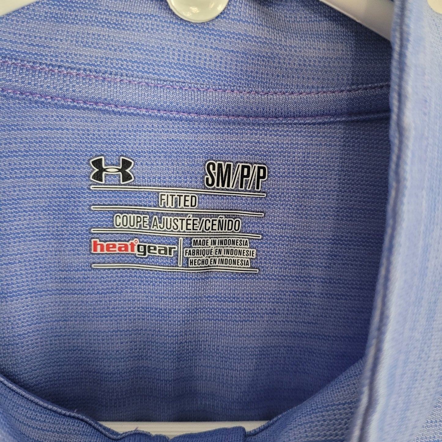 Under Armour Womens Medium Lavender Pink Zipper HeatGear 1/4 Zip Pullover Top