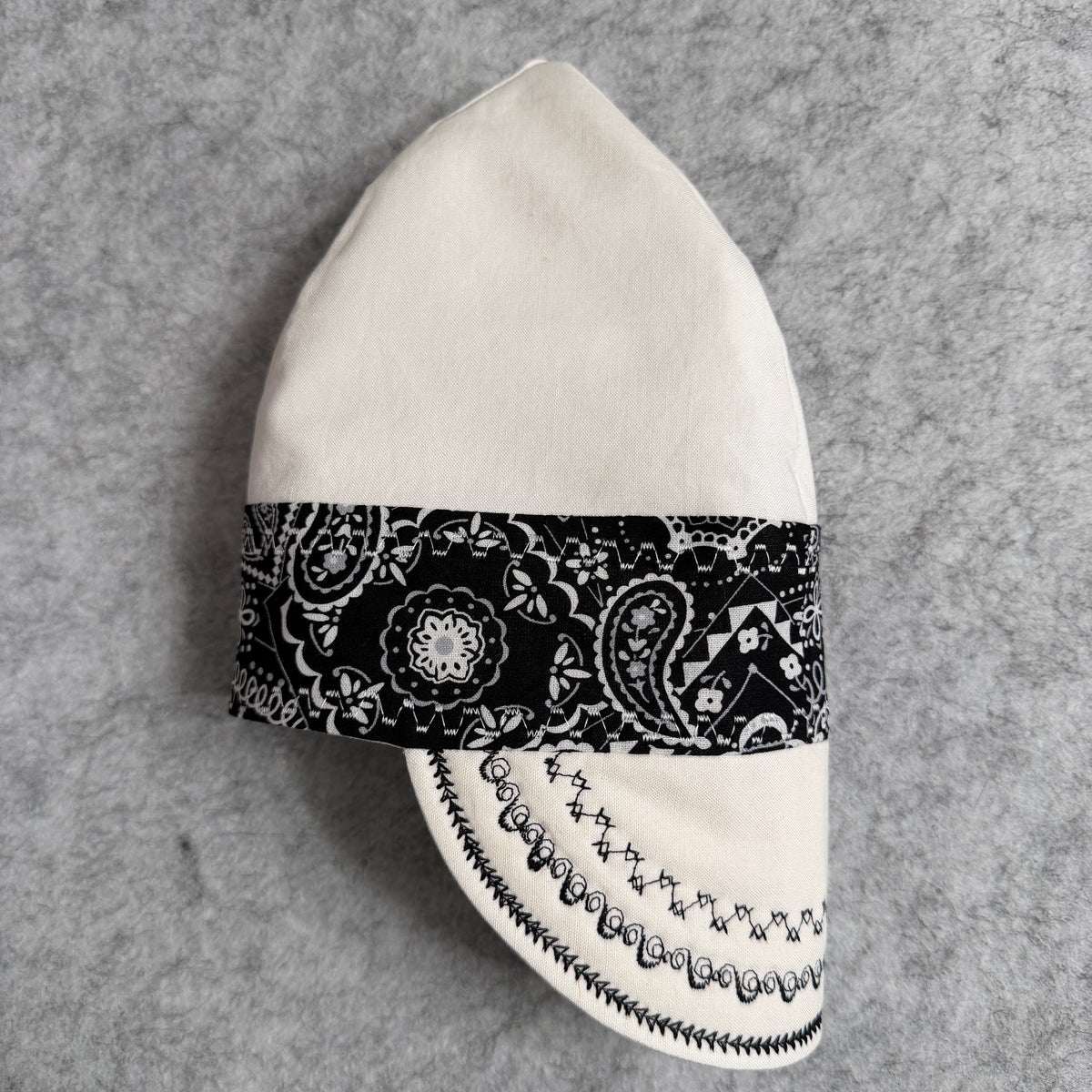 Solid Color Decorative Paisley Pre-Shrunk 100% Cotton Welding Cap