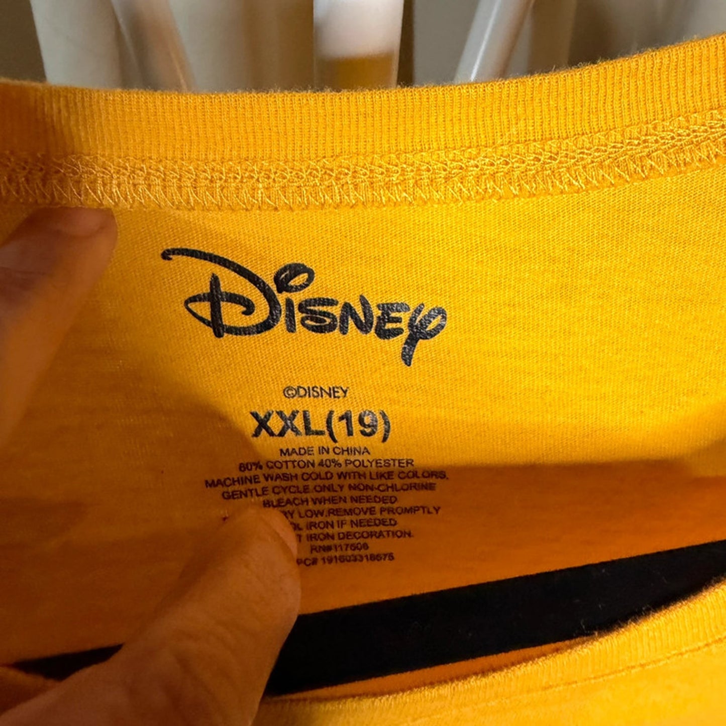 Disney Parks Yellow XXL Mickey Mouse Short Sleeve T-Shirt