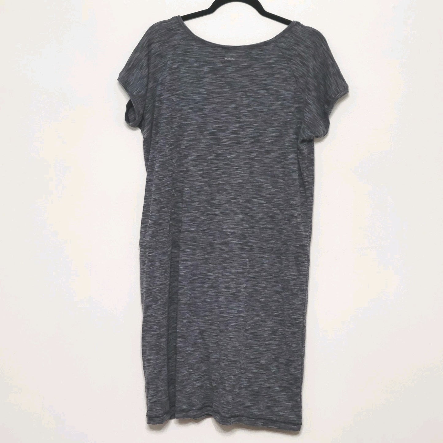 Columbia T-Shirt Dress XL Gray Heathered Space Dye Athletic Casual