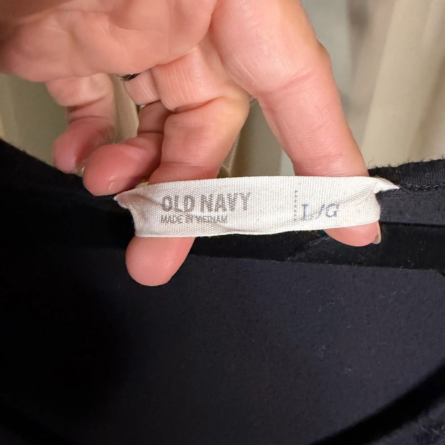 Black Lace Old Navy Cotton XL Tank Top