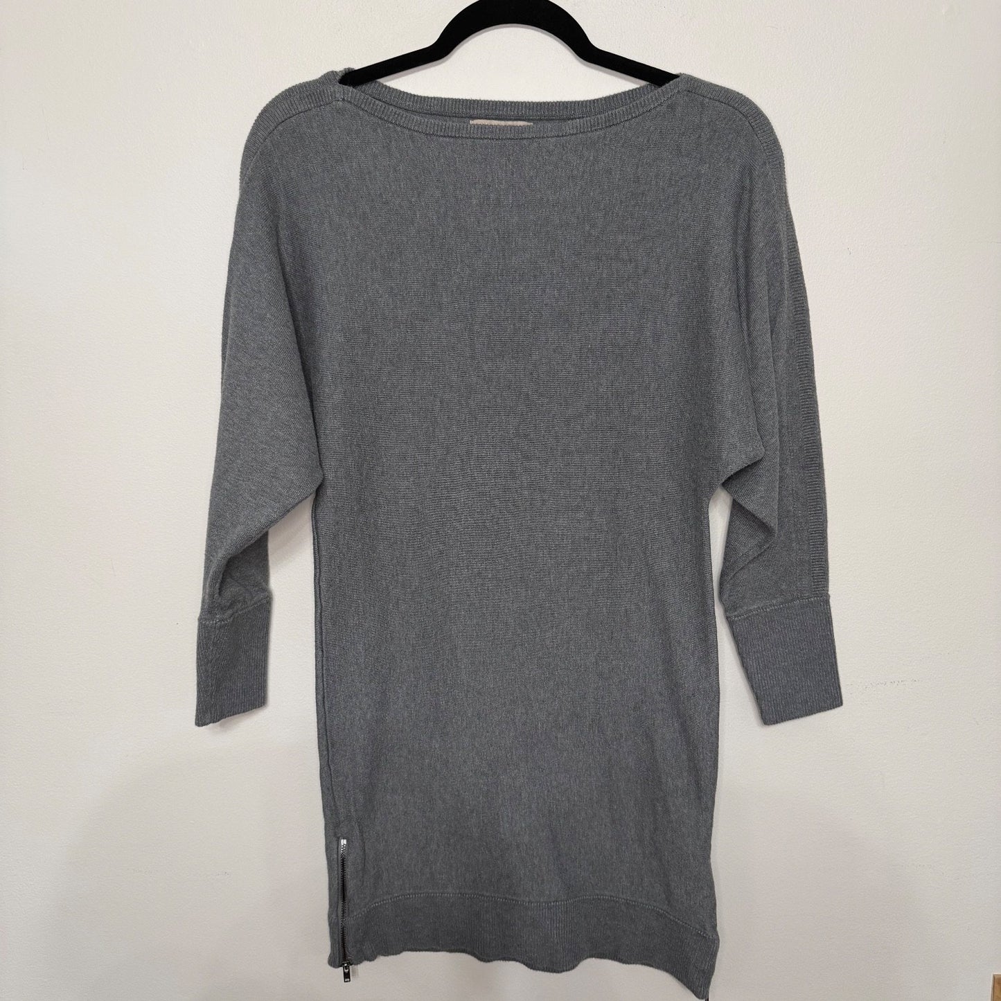 Banana Republic Gray Medium Sweater Mini Dress Retro Y2K Casual