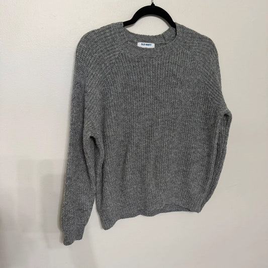 Gray Old Navy Knit XS Cute Capsule Sweater