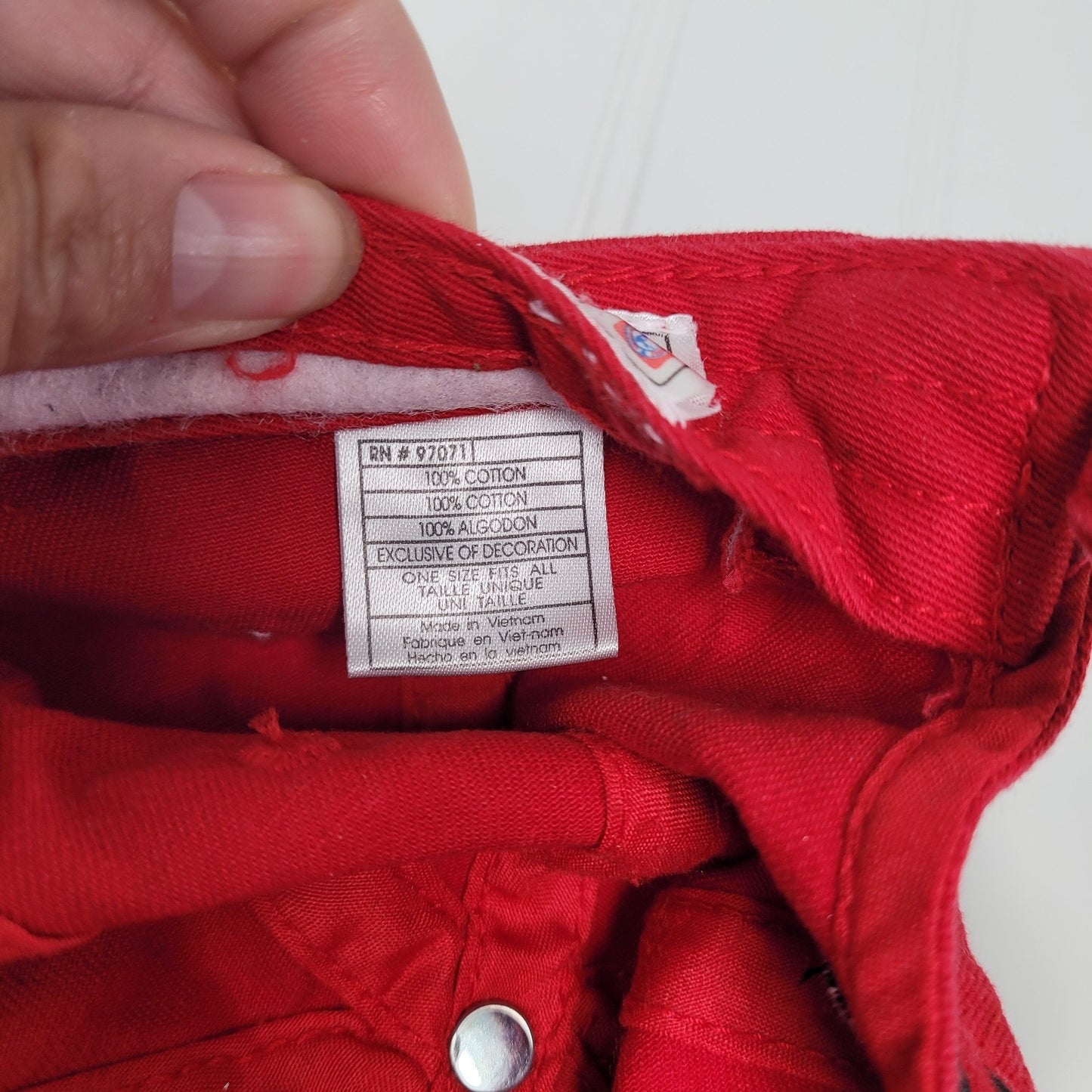 Vintage Captivating Headgear Georgia Bulldogs Solid Red Strapback Hat Big G Logo