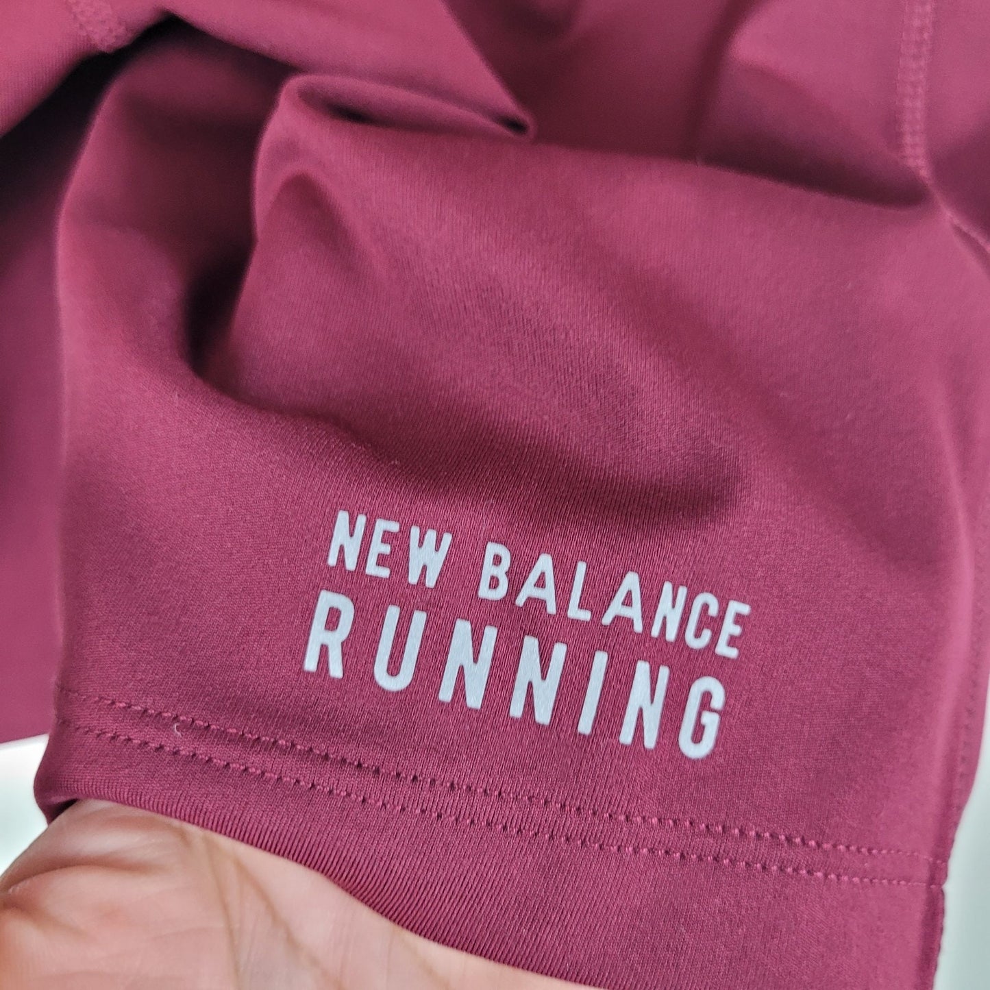 New Balance Womens XS Maroon NB Dry Performance Fitted Running Shorts