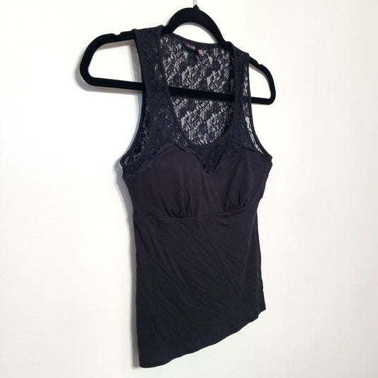 Victoria’s Secret Women’s Small Black Lace Bustier Tank Top EUC