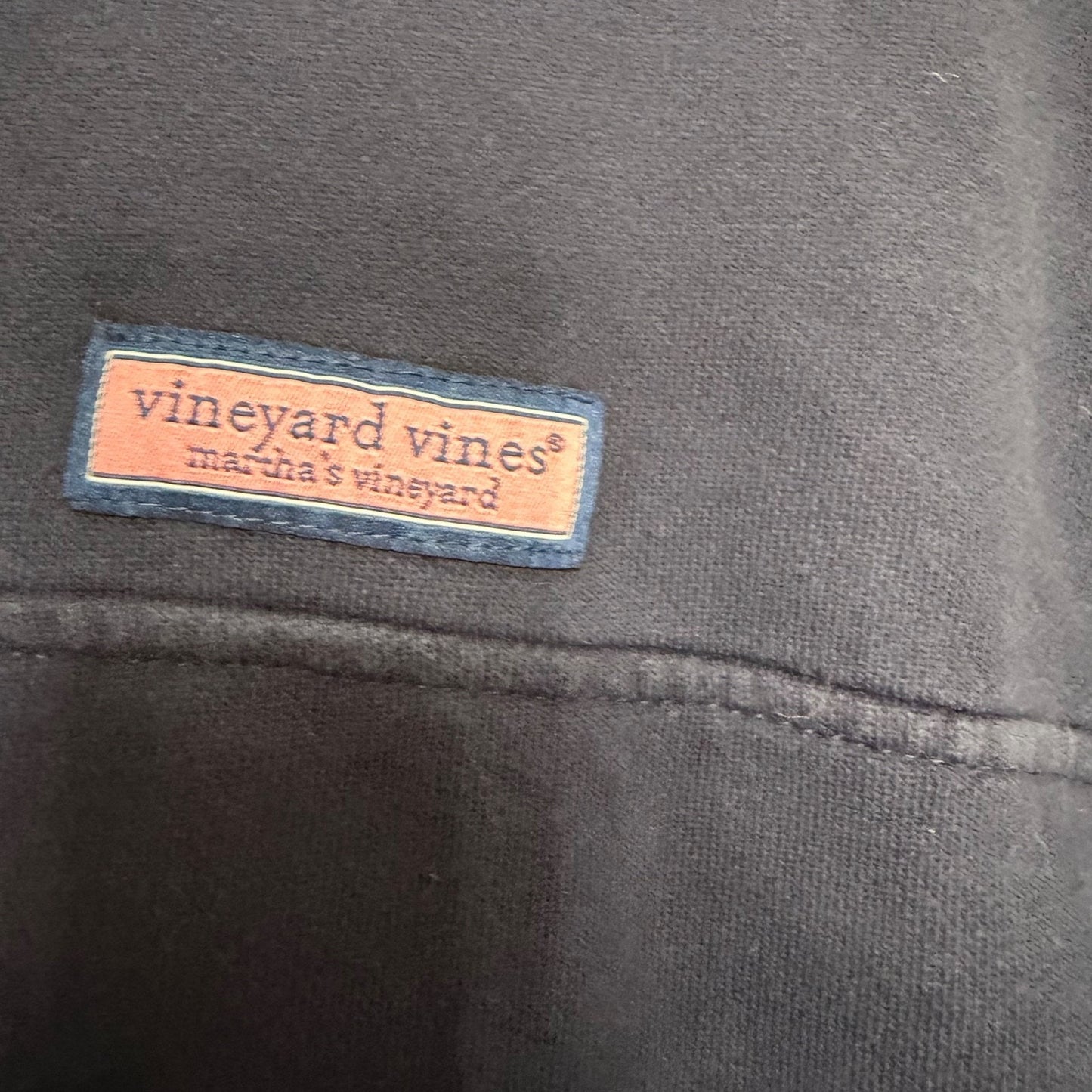 Vineyard Vines Men’s L Navy Quarter Zip Pullover Shep & Ian Classic