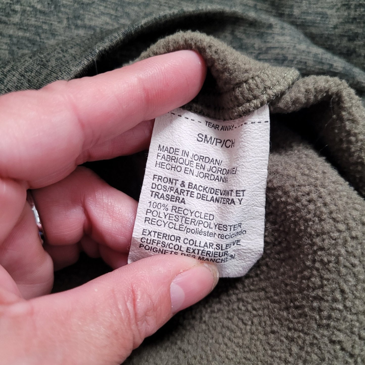 Under Armour Men’s Small Olive Green 1/4 Zip Pullover Long Sleeve UA Logo EUC