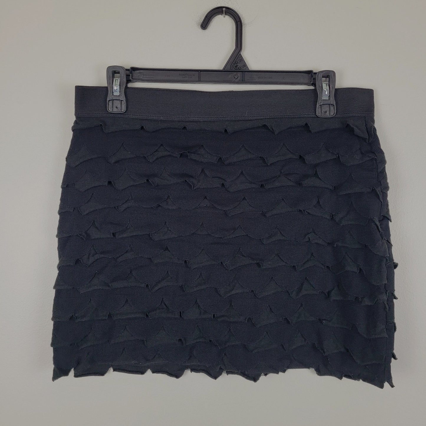 Kimchi Blue Womens M Mini Skirt Black Ruffle Tiered Urban Outfitters Y2K
