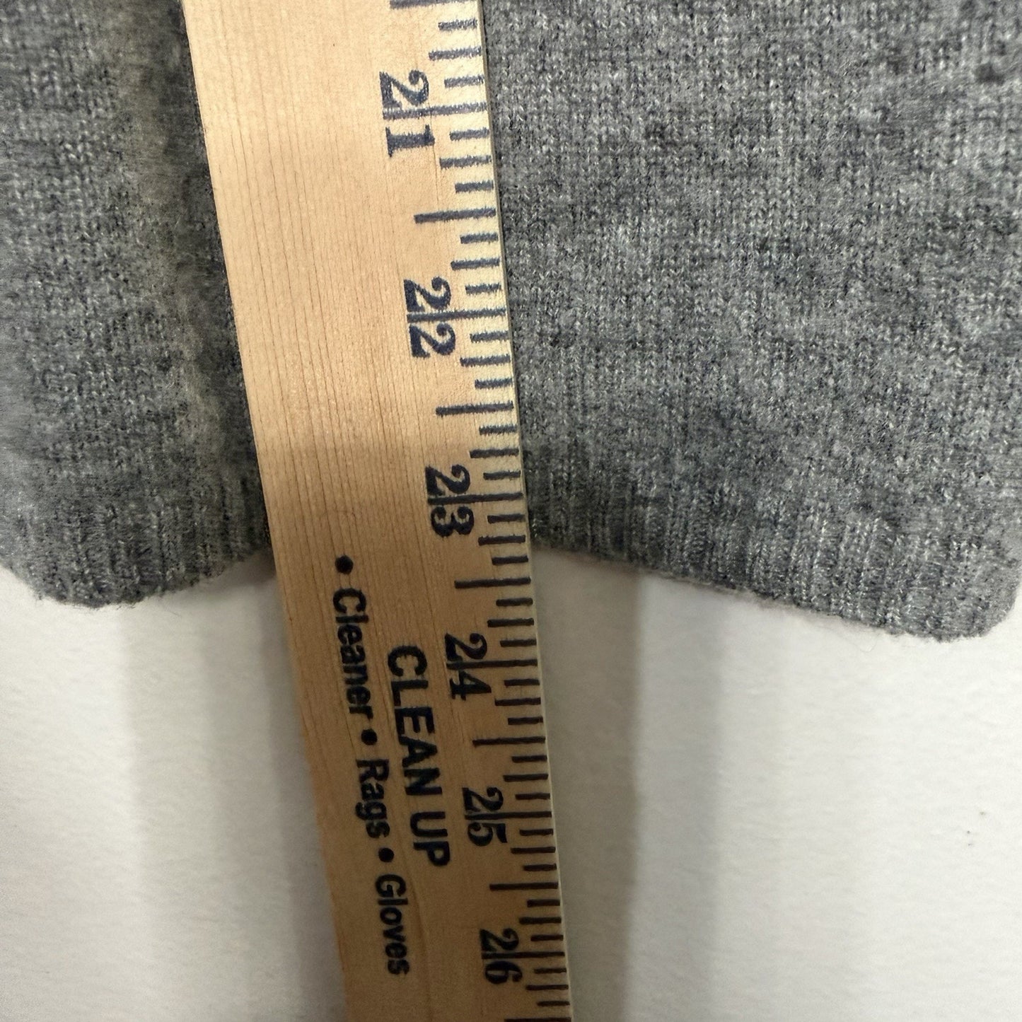 J.Crew Women’s M 100% Cashmere Vintage Gray Turtleneck Luxe Knit Sweater Classic