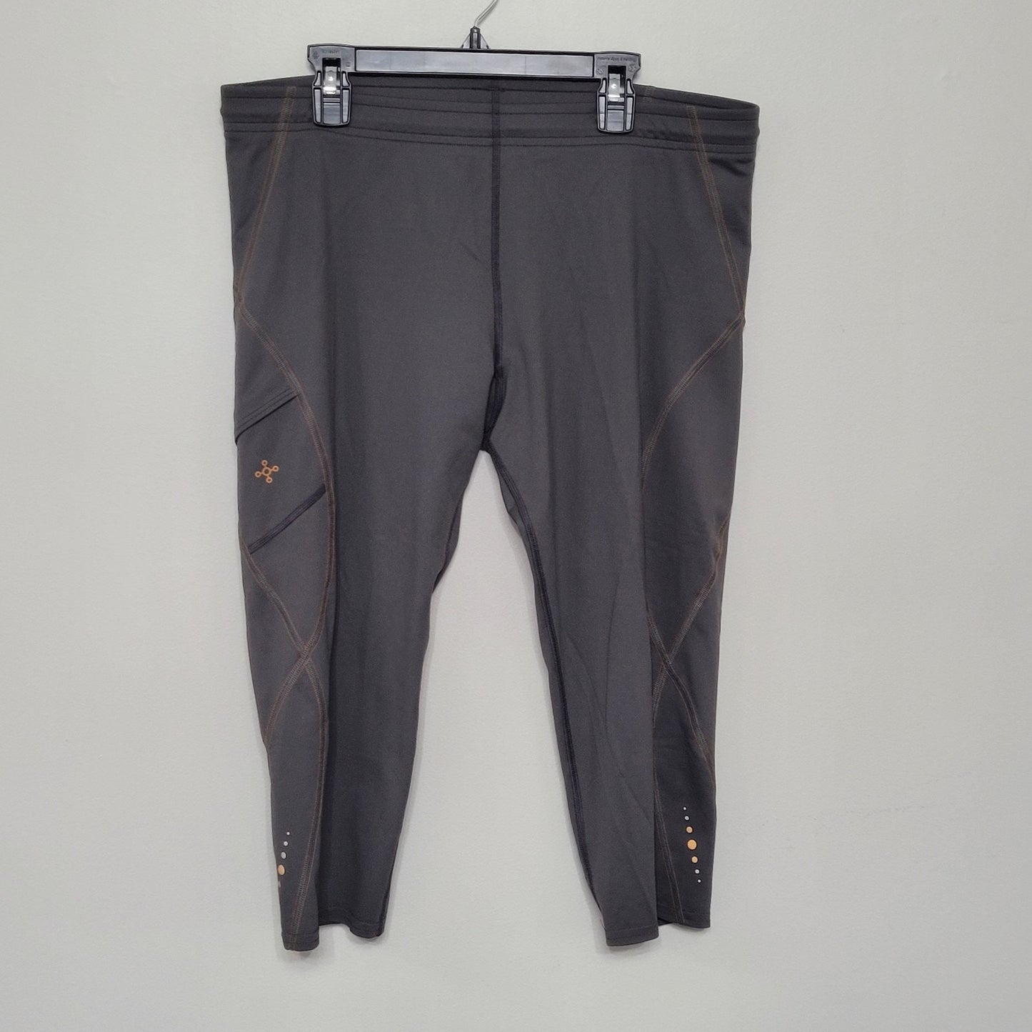 Tommie Copper Women’s XL Gray Velocity Performance Leggings Cool Copper