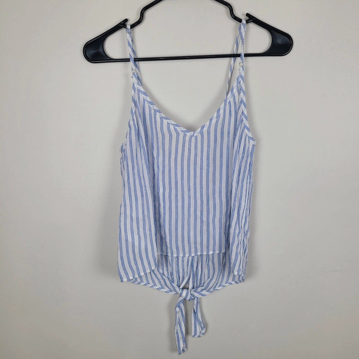 H&M XS Tie Front Spaghetti Strap Tank