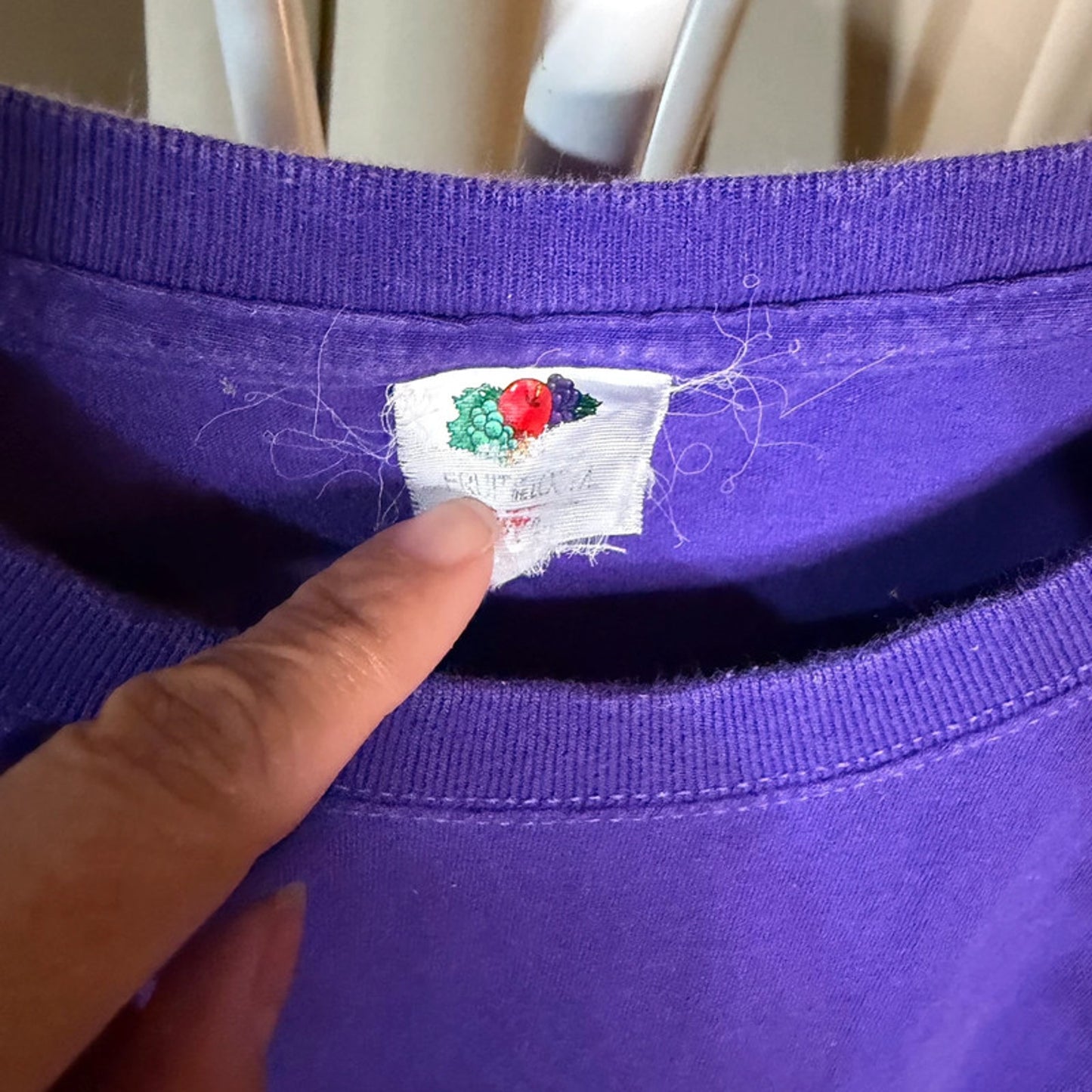 Vintage “Anchored to the South” Southern Girl Purple Graphic XL T-Shirt