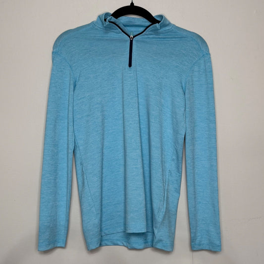 Tommy Bahama Boys L (10/12) Aqua Blue Active 1/4 Zip Pullover NWT