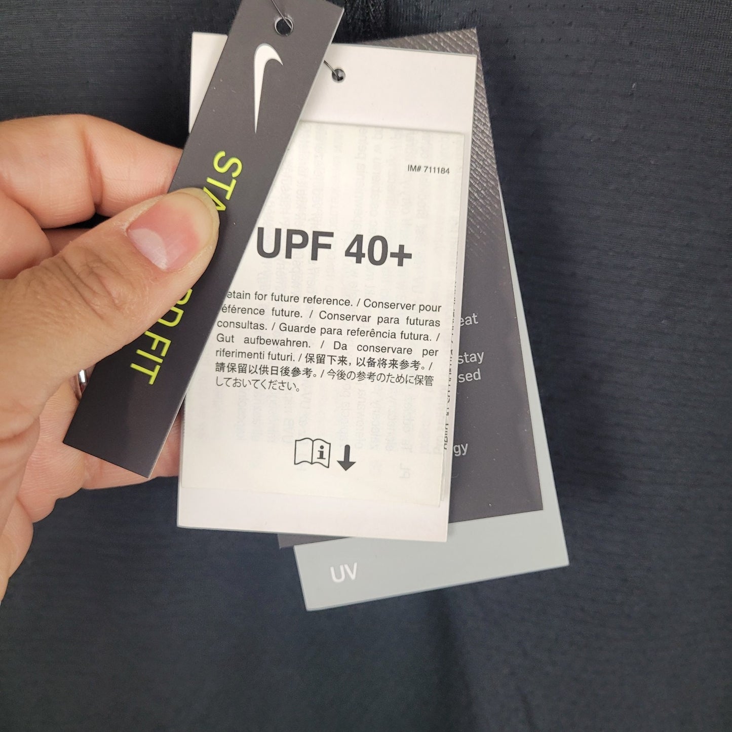 Nike Womens XXL Dri-Fit UV 1/4 Zip Golf Pullover Black NWT