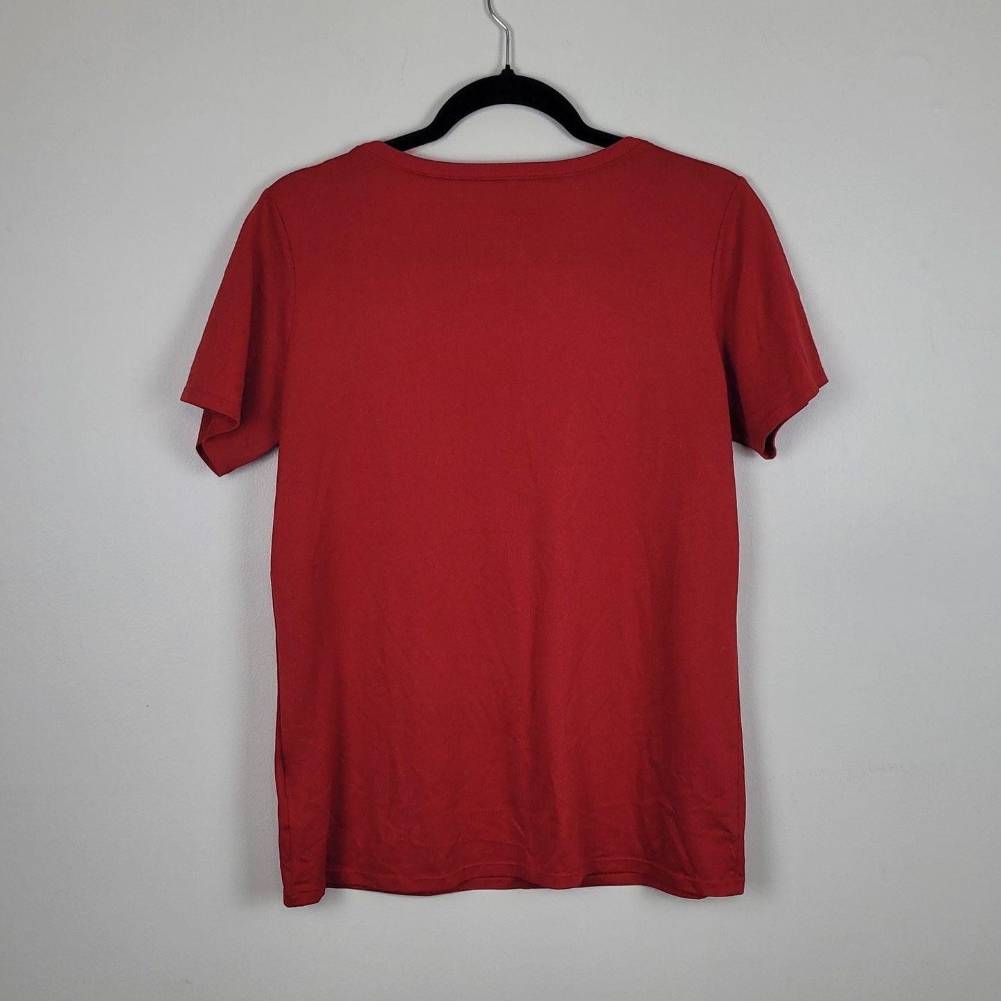 Nike Women’s St. Louis Cardinals T-Shirt Red Dri-Fit V-Neck Size Large