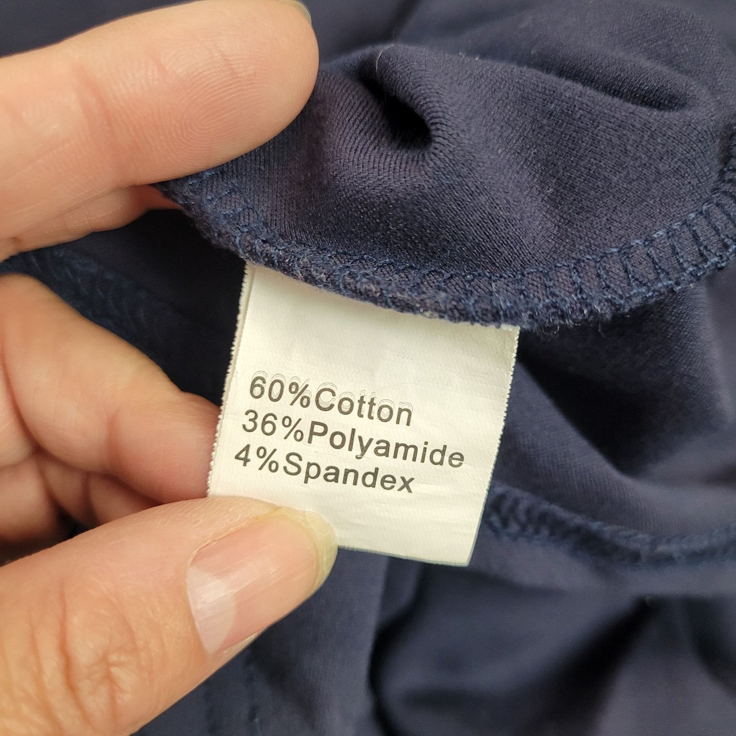 Sarin Mathews Junior's L Navy Off Shoulder Hi Low Dress Short Sleeve Homecoming