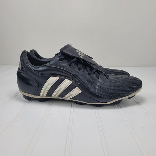Adidas Traxion Firm Ground Men’s Size 12 Soccer Cleats Black White Retro 2005