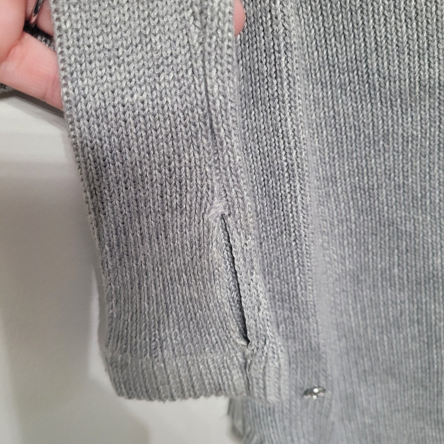 Lululemon Sweater Womens Medium Gray Cabin Yogi Cashmere Bamboo Running Pullover