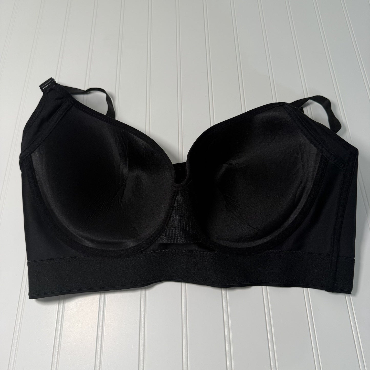 Unbranded Bra Size 42/95F Black Wide Back Band Padded Underwire
