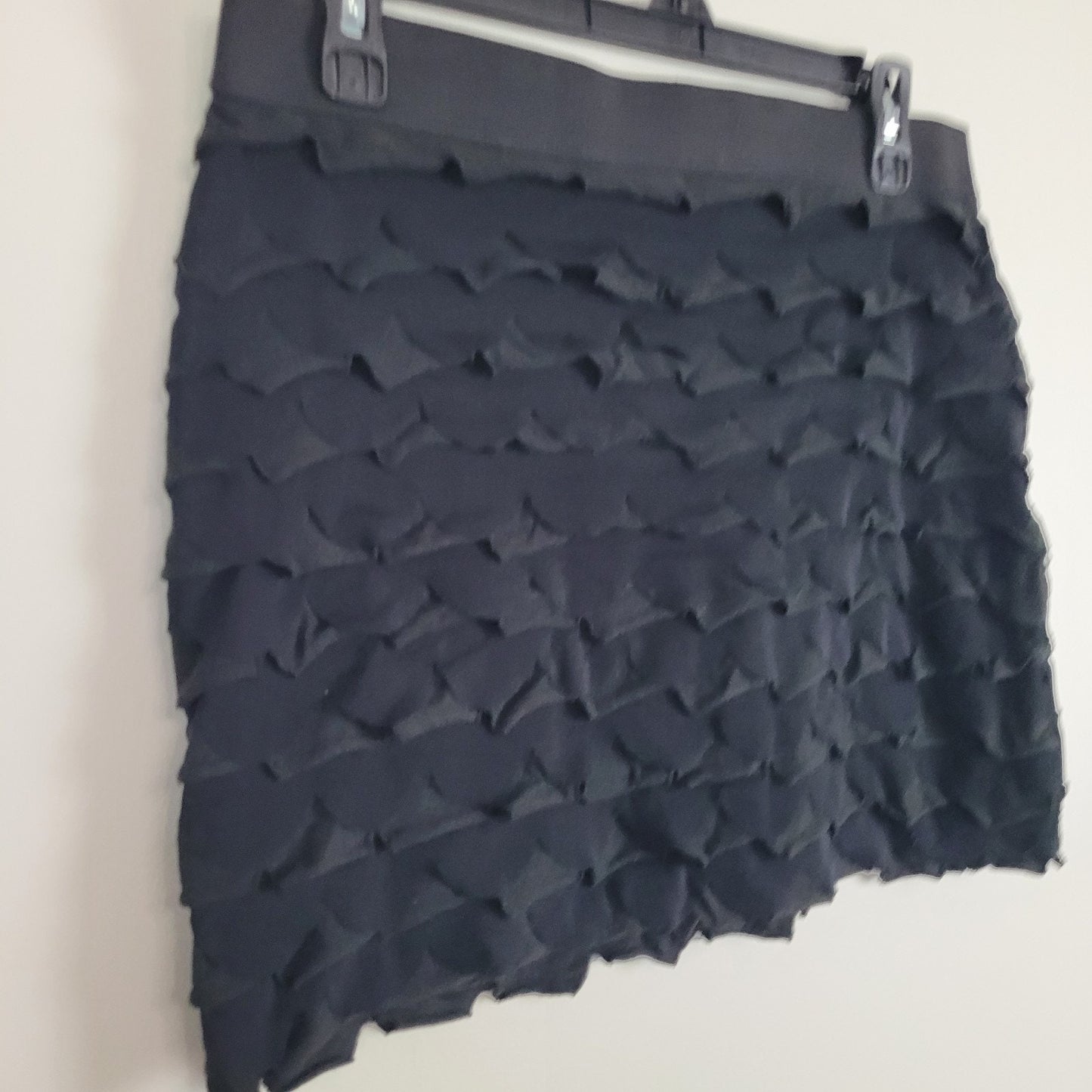 Kimchi Blue Womens M Mini Skirt Black Ruffle Tiered Urban Outfitters Y2K